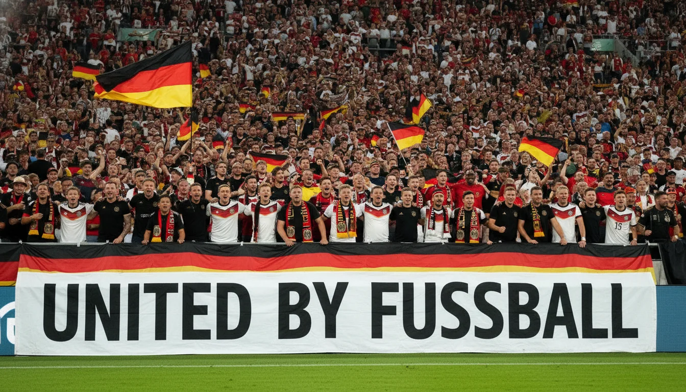 Football community celebrating together